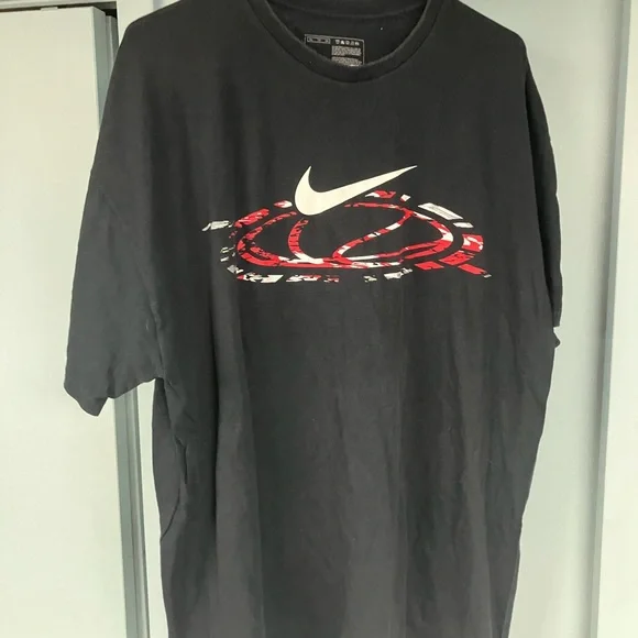 Y2k nike basketball galaxy jordan bulls themed shirt nba swoosh tee size 2XL XXL - Picture 11 of 11